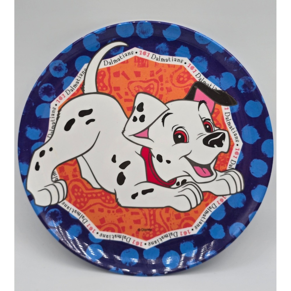 Vintage 90s Disney 101 Dalmatians Zak Designs Melamine Plate Character